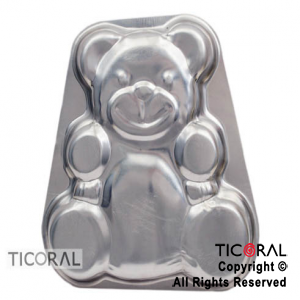 MOLDE FIGURA OSO ALUMINIO x 1